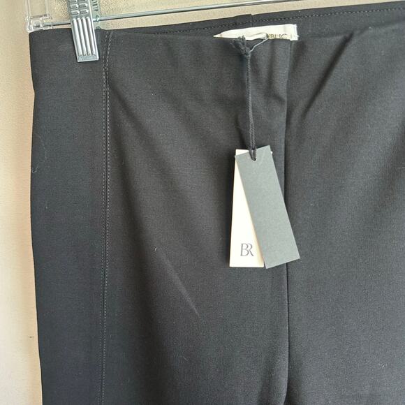 Banana Republic High Rise Wide Leg Cropped Everywhere Ponte Pant Black 713496 S - Picture 5 of 12